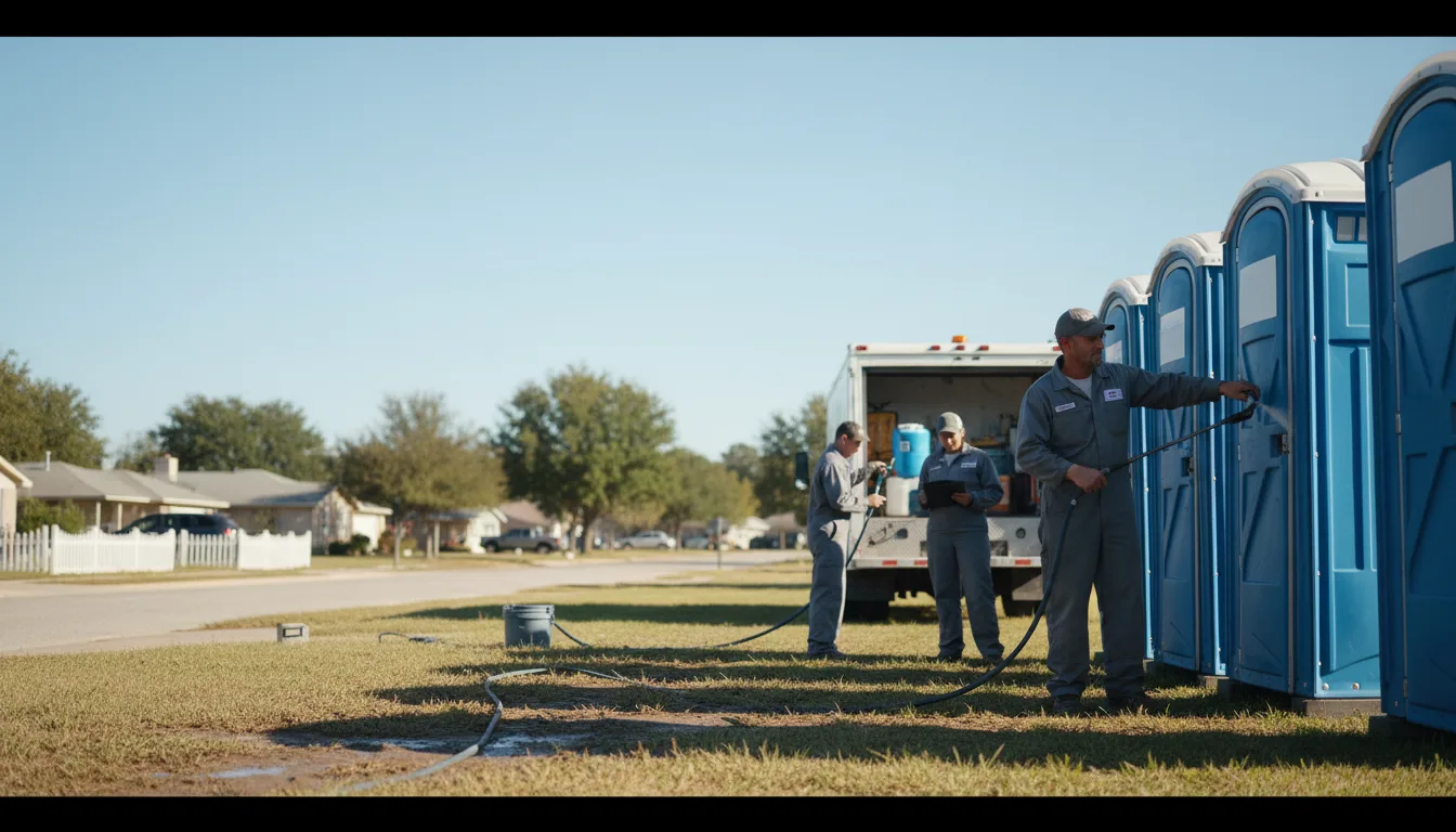 Long-Term Portable Toilet Rental in Dahinda, IL near me